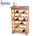 High Quality Hot Sale Teak Wood Wine Rack With Single Design